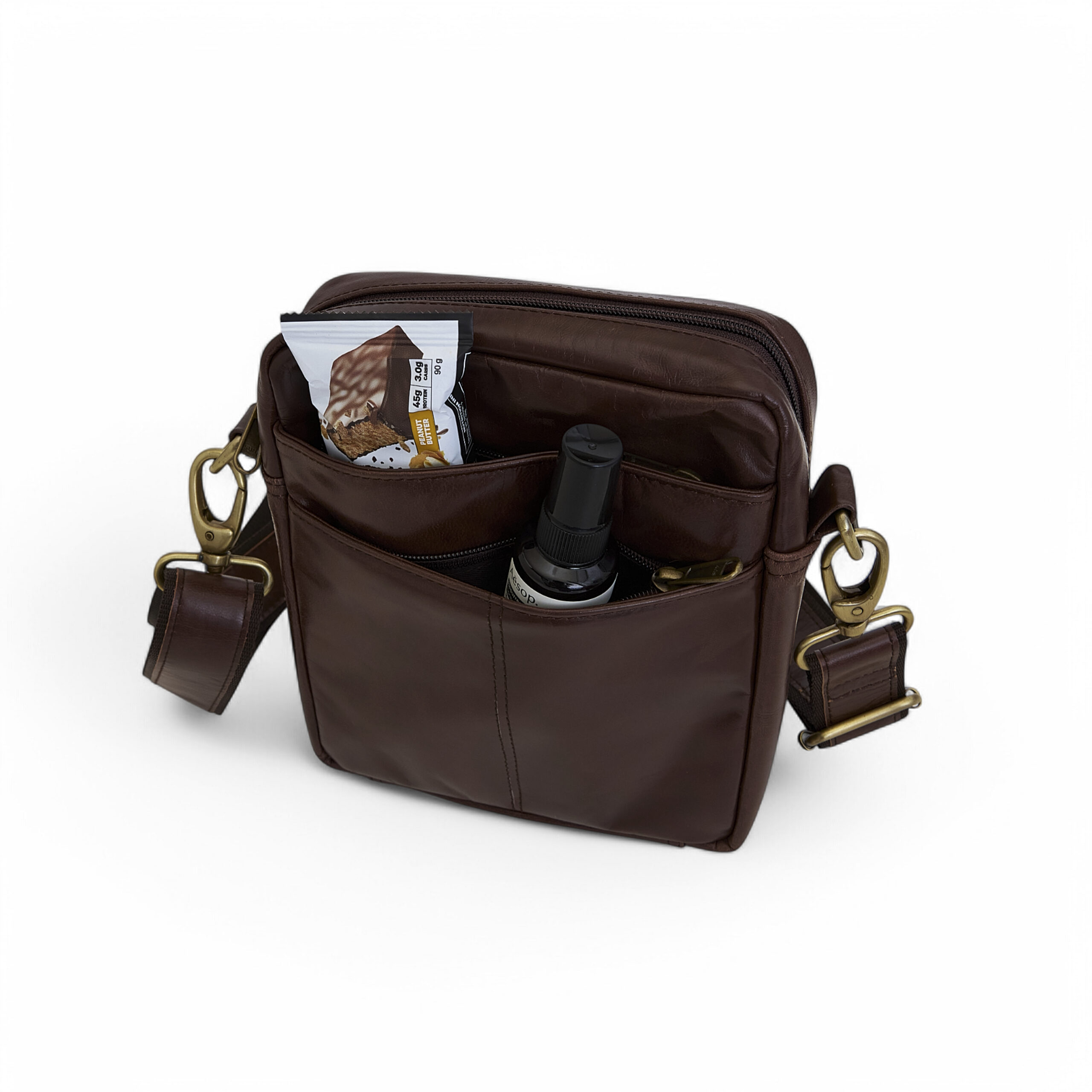 tan sling shoulder crossbody bag