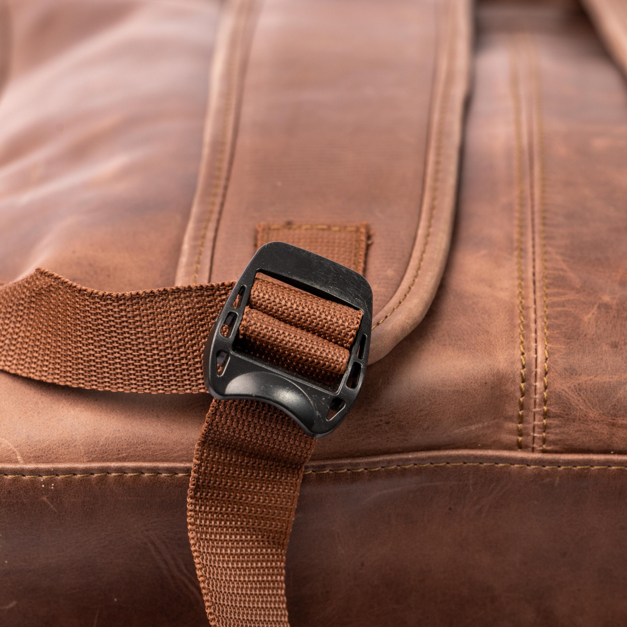 Brown Classic Backpack Laptop Bag